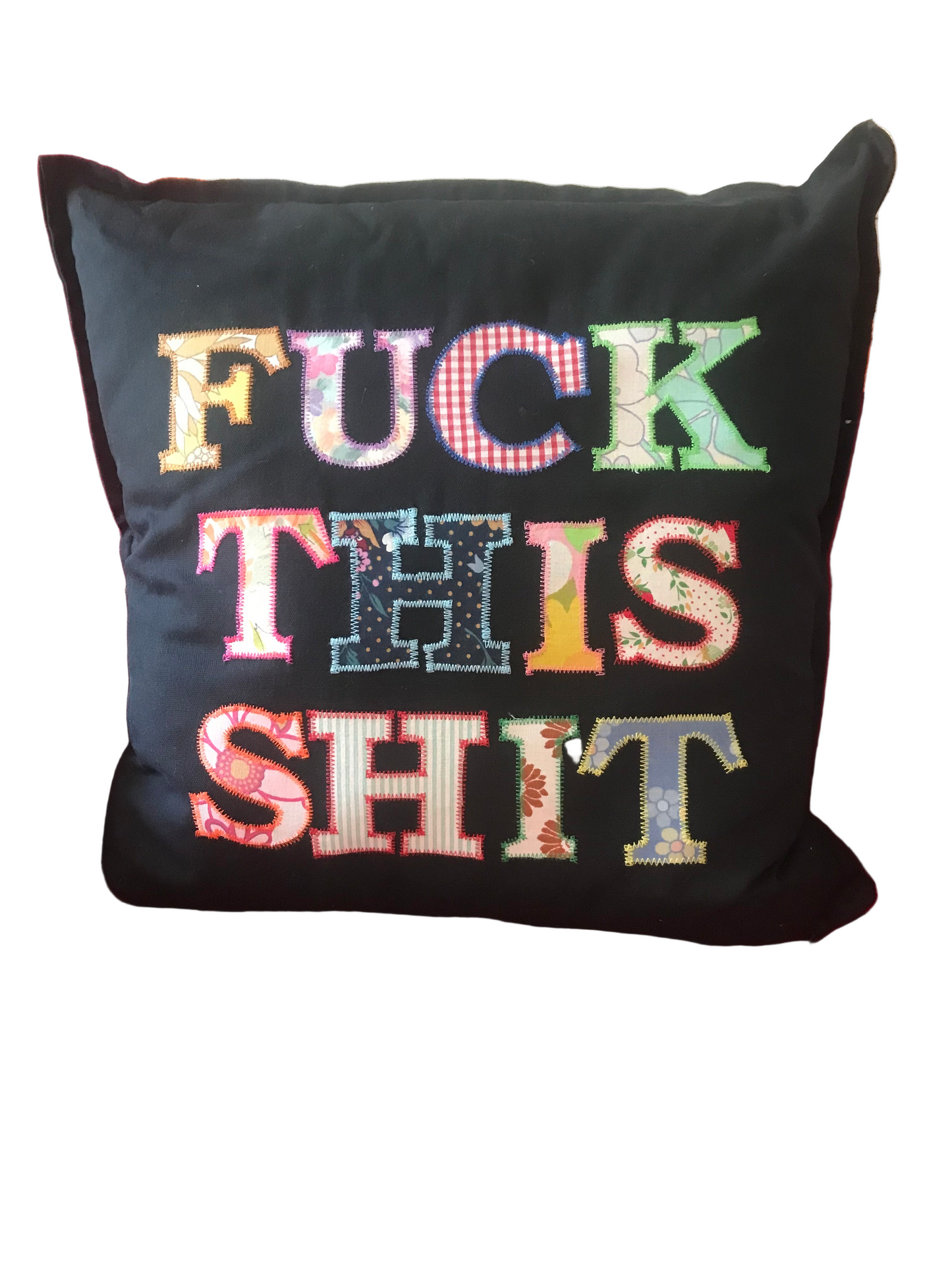 Fuck This Shit Cushion Black