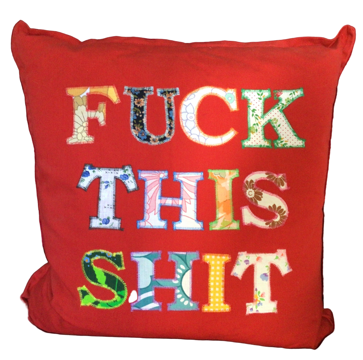 Fuck This Shit Cushion Red