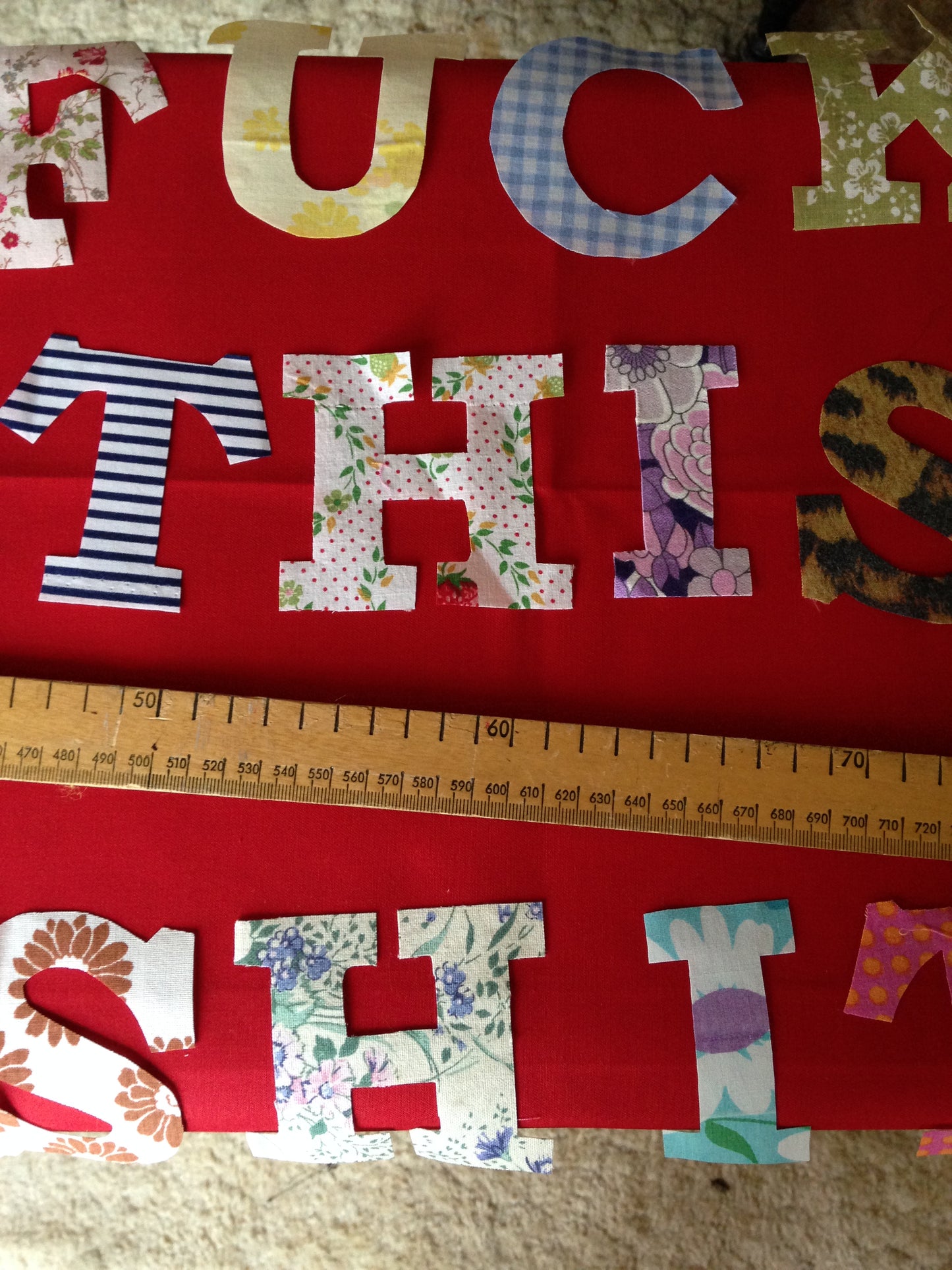 Fuck This Shit Cushion Red