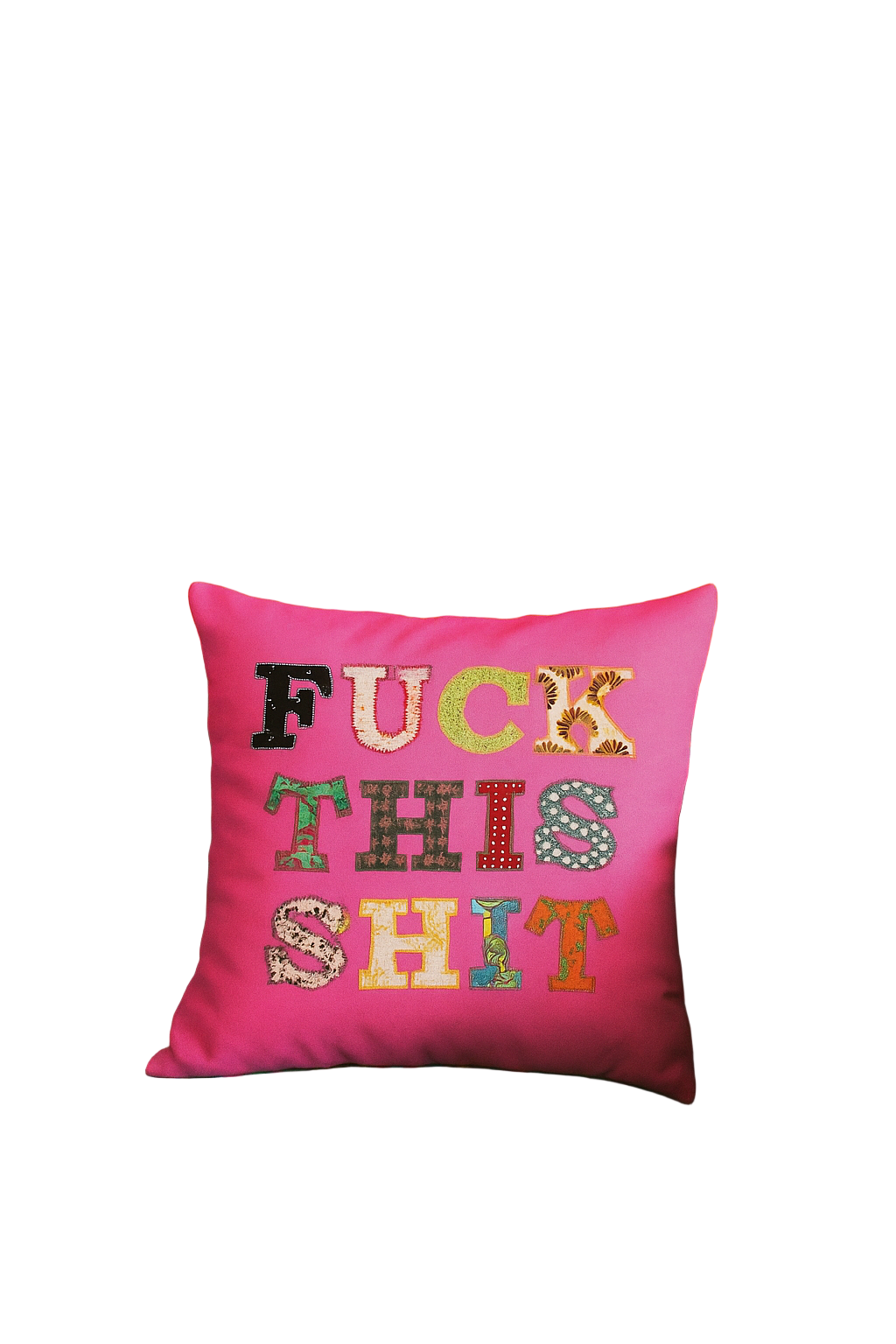 Fuck This Shit Cushion Pink