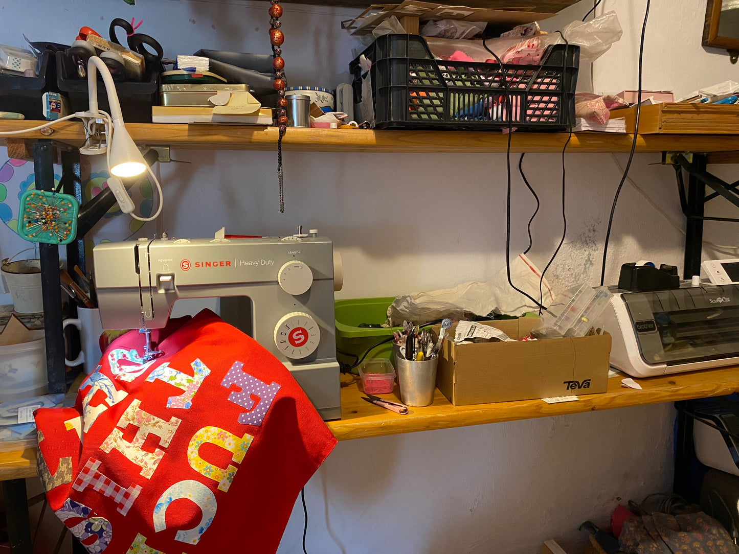 Fuck This Shit Cushion Red