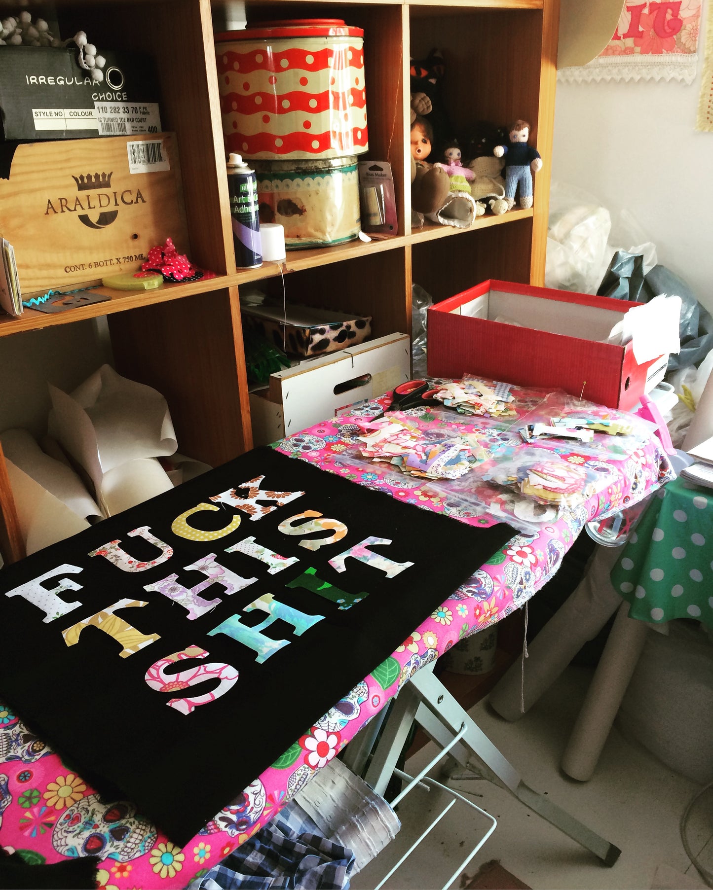 Fuck This Shit Cushion Black